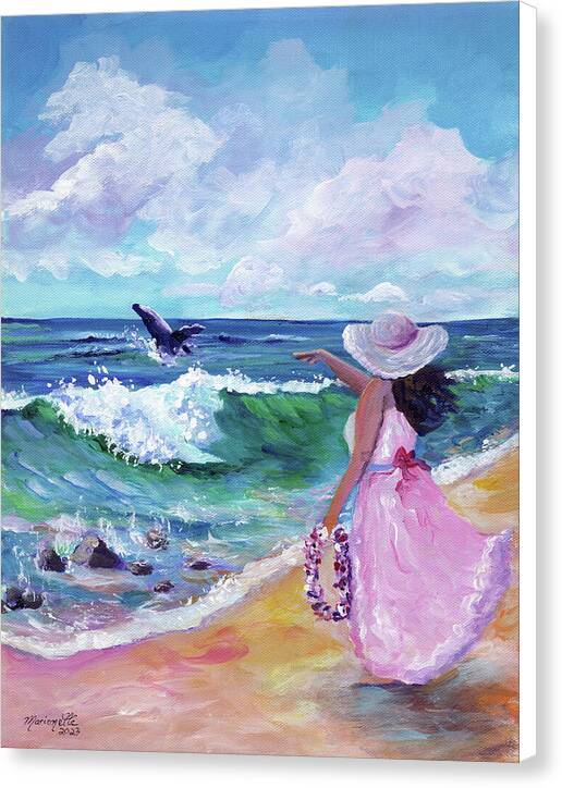 First Whale Sighting - Canvas Print Canvas Print 1ArtCollection