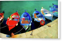 Fishing Boats on the Cinque terra - Canvas Print Canvas Print 1ArtCollection