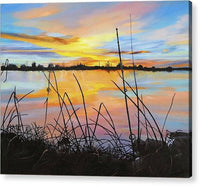 Fishing on the Snake River - Acrylic Print