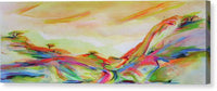 Florescent Landscape 1 - Diptych 1 of 2 - Canvas Print Canvas Print 1ArtCollection