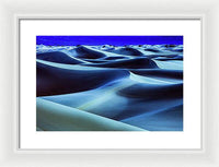 Full Moon in the Dunes - Framed Print