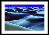 Full Moon in the Dunes - Framed Print