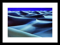 Full Moon in the Dunes - Framed Print