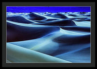 Full Moon in the Dunes - Framed Print