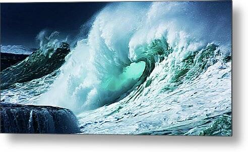 Fun Little Waves - Metal Print