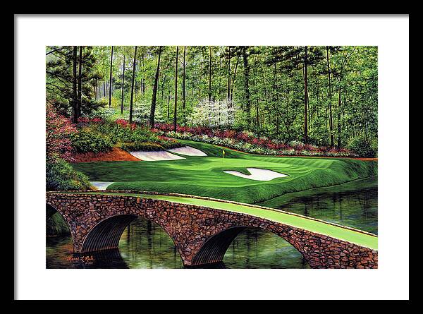 Golden Bell No. 12, Augusta National - Framed Print