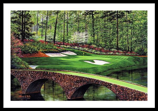 Golden Bell No. 12, Augusta National - Framed Print