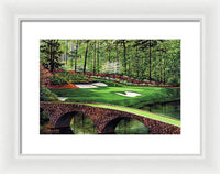 Golden Bell No. 12, Augusta National - Framed Print