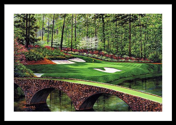 Golden Bell No. 12, Augusta National - Framed Print