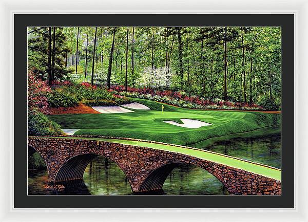 Golden Bell No. 12, Augusta National - Framed Print