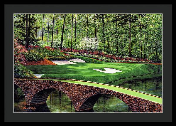 Golden Bell No. 12, Augusta National - Framed Print