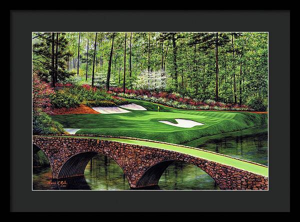 Golden Bell No. 12, Augusta National - Framed Print