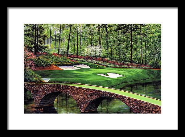 Golden Bell No. 12, Augusta National - Framed Print