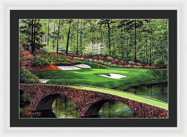 Golden Bell No. 12, Augusta National - Framed Print