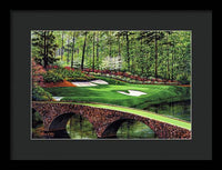 Golden Bell No. 12, Augusta National - Framed Print