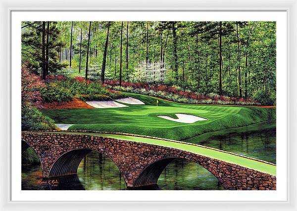 Golden Bell No. 12, Augusta National - Framed Print