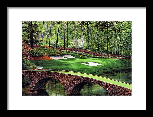 Golden Bell No. 12, Augusta National - Framed Print