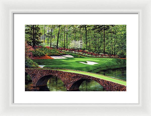 Golden Bell No. 12, Augusta National - Framed Print