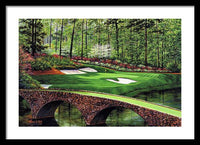 Golden Bell No. 12, Augusta National - Framed Print