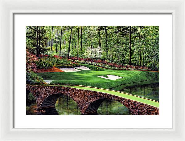 Golden Bell No. 12, Augusta National - Framed Print