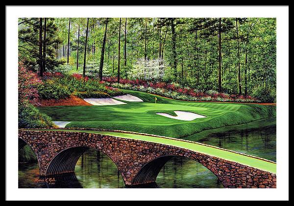 Golden Bell No. 12, Augusta National - Framed Print