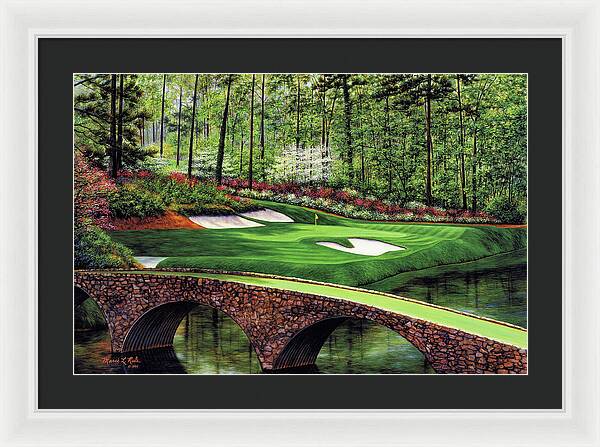 Golden Bell No. 12, Augusta National - Framed Print