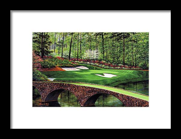 Golden Bell No. 12, Augusta National - Framed Print