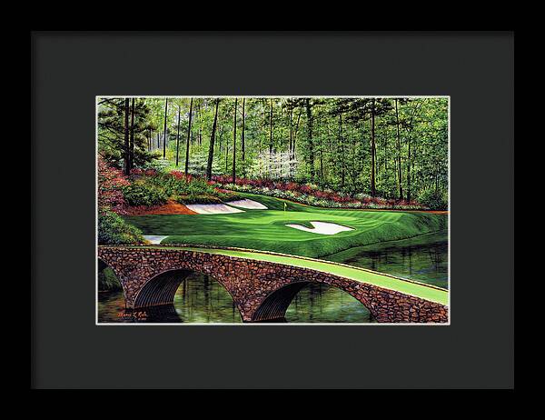 Golden Bell No. 12, Augusta National - Framed Print