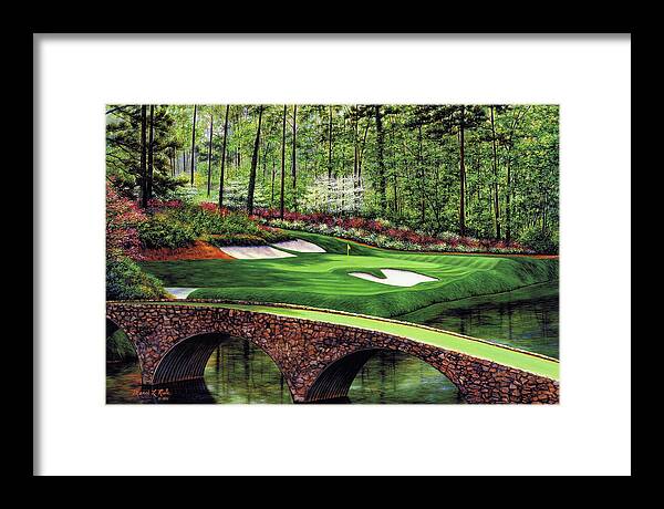 Golden Bell No. 12, Augusta National - Framed Print