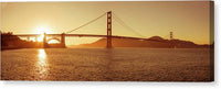 Golden Gate bridge panorama - Canvas Print