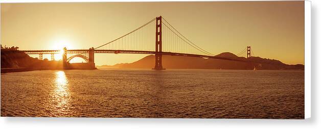 Golden Gate bridge panorama - Canvas Print