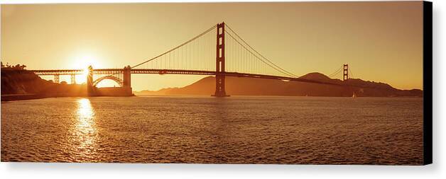 Golden Gate bridge panorama - Canvas Print