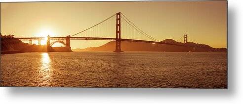 Golden Gate bridge panorama - Metal Print