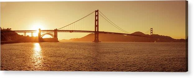 Golden Gate bridge panorama - Acrylic Print