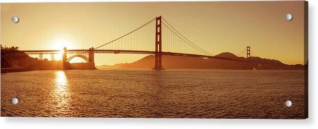 Golden Gate bridge panorama - Acrylic Print