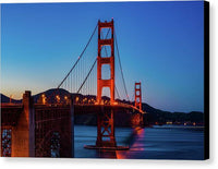 Golden Gate Evening - Canvas Print