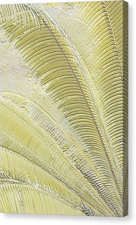 Golden Palms relief - Canvas Print Canvas Print 1ArtCollection