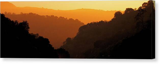 Golden Sunset Ridges - Canvas Print