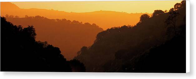 Golden Sunset Ridges - Canvas Print