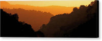 Golden Sunset Ridges - Canvas Print