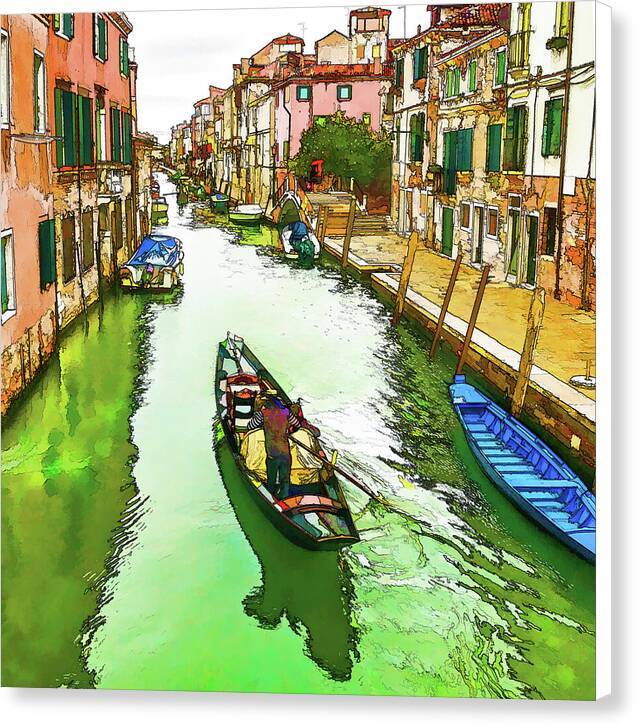 Gondolier - Canvas Print