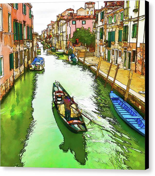 Gondolier - Canvas Print