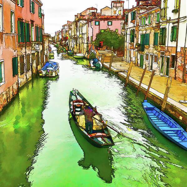 Gondolier - Art Print