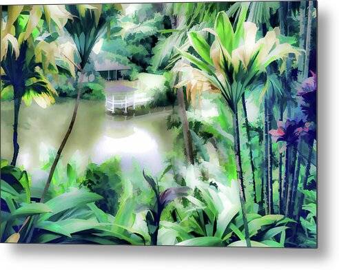 Haiku Gardens - Metal Print