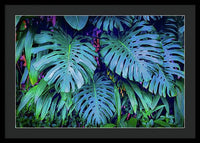 Haiku Monstera - Framed Print