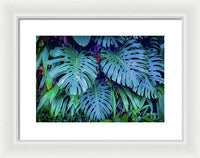 Haiku Monstera - Framed Print