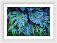 Haiku Monstera - Framed Print