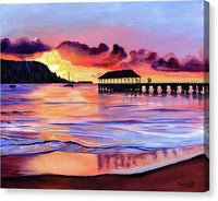 Hanalei Pier - Canvas Print Canvas Print 1ArtCollection