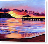 Hanalei Pier - Canvas Print Canvas Print 1ArtCollection