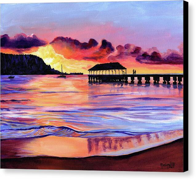 Hanalei Pier - Canvas Print Canvas Print 1ArtCollection